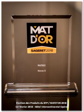 ELECTION DES PRODUITS DU BTP 2018