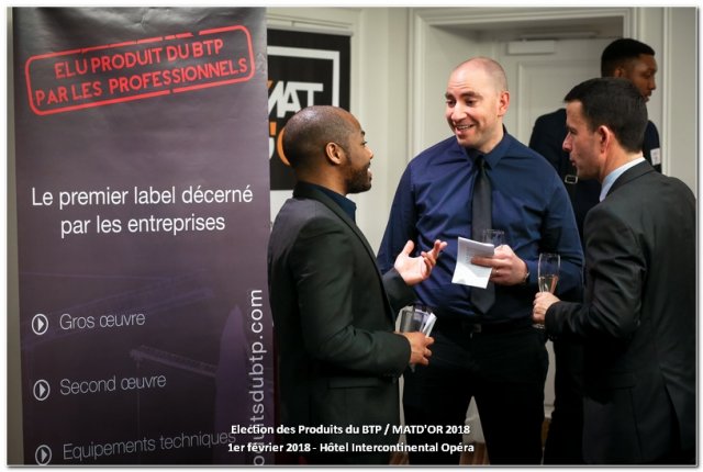 ELECTION DES PRODUITS DU BTP 2018