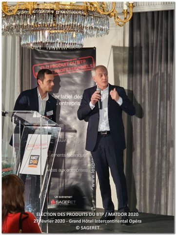 Election des produits du BTP - MAT D'OR 2020